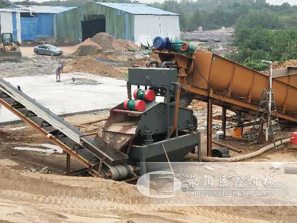 細砂回收機客戶現(xiàn)場